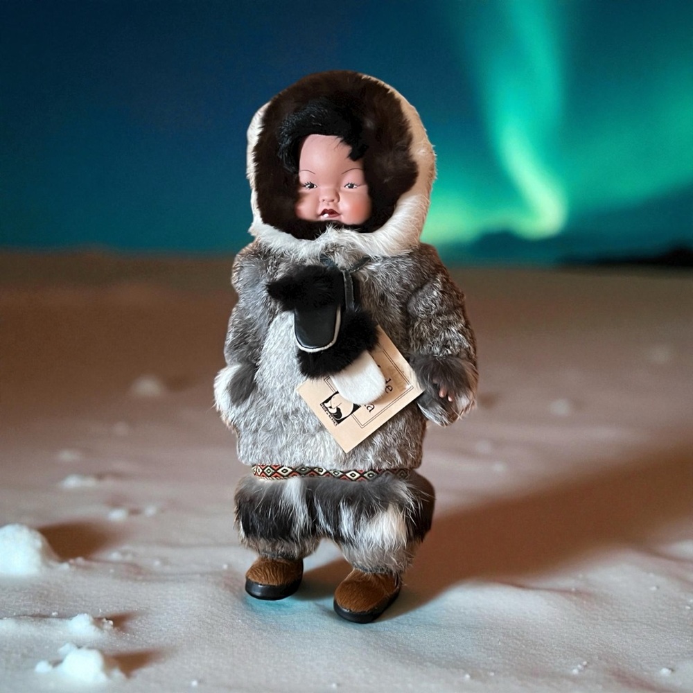 Eskimo Doll Made In Alaska